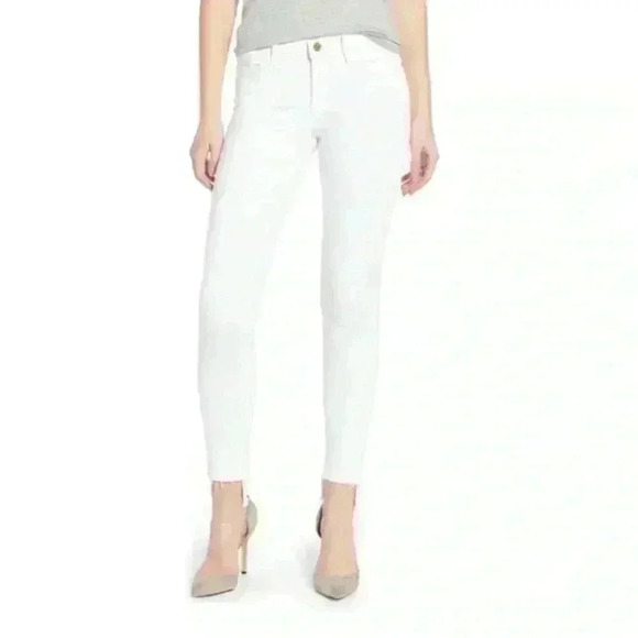 FRAME denim Le Skinny de Jeanne white NWT 24 - Picture 1 of 6